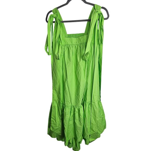 Christopher John Rogers X Target Dress Bright Green High Low Tie Bow Detail - Picture 2 of 9